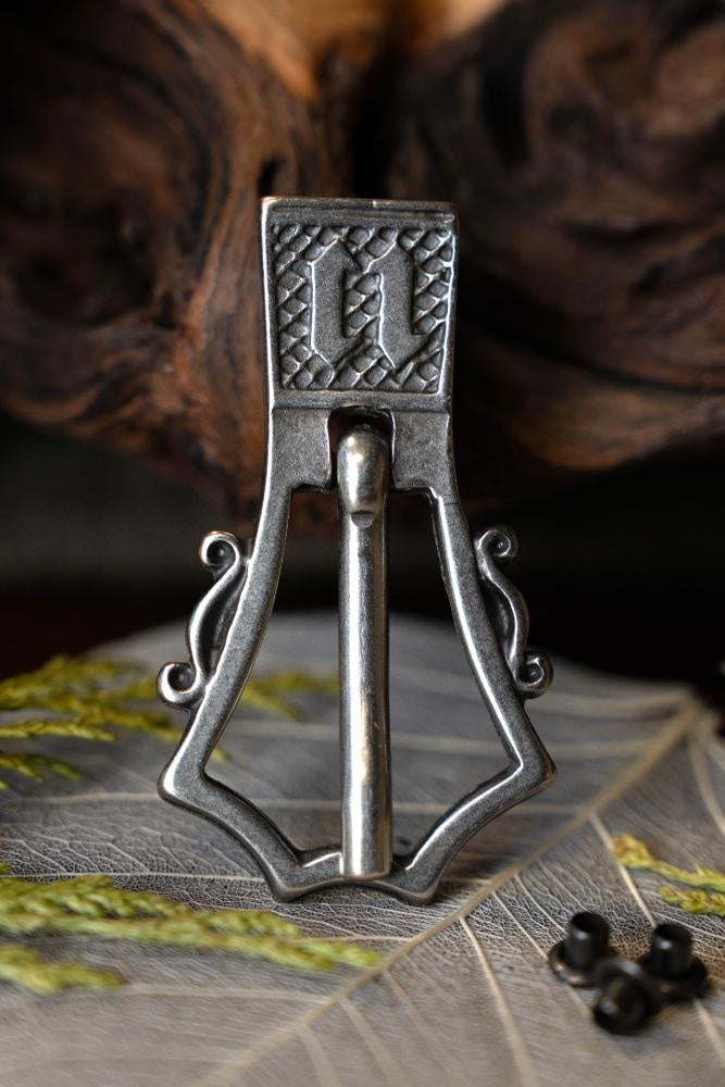 Gothic buckle Northamptonshire, silvered