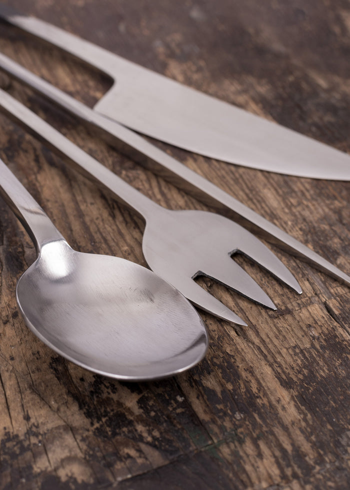 Medieval cutlery set stainless steel