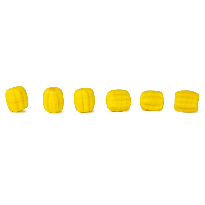 Viking glass beads, Birka, yellow, 3 pieces