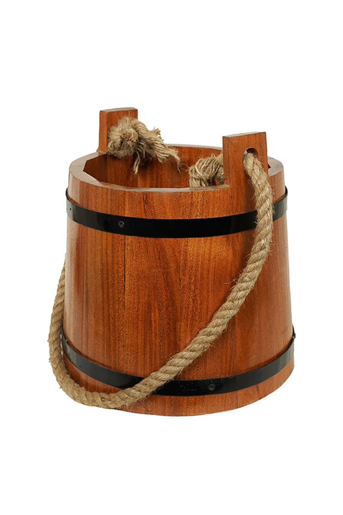 Medieval wooden bucket