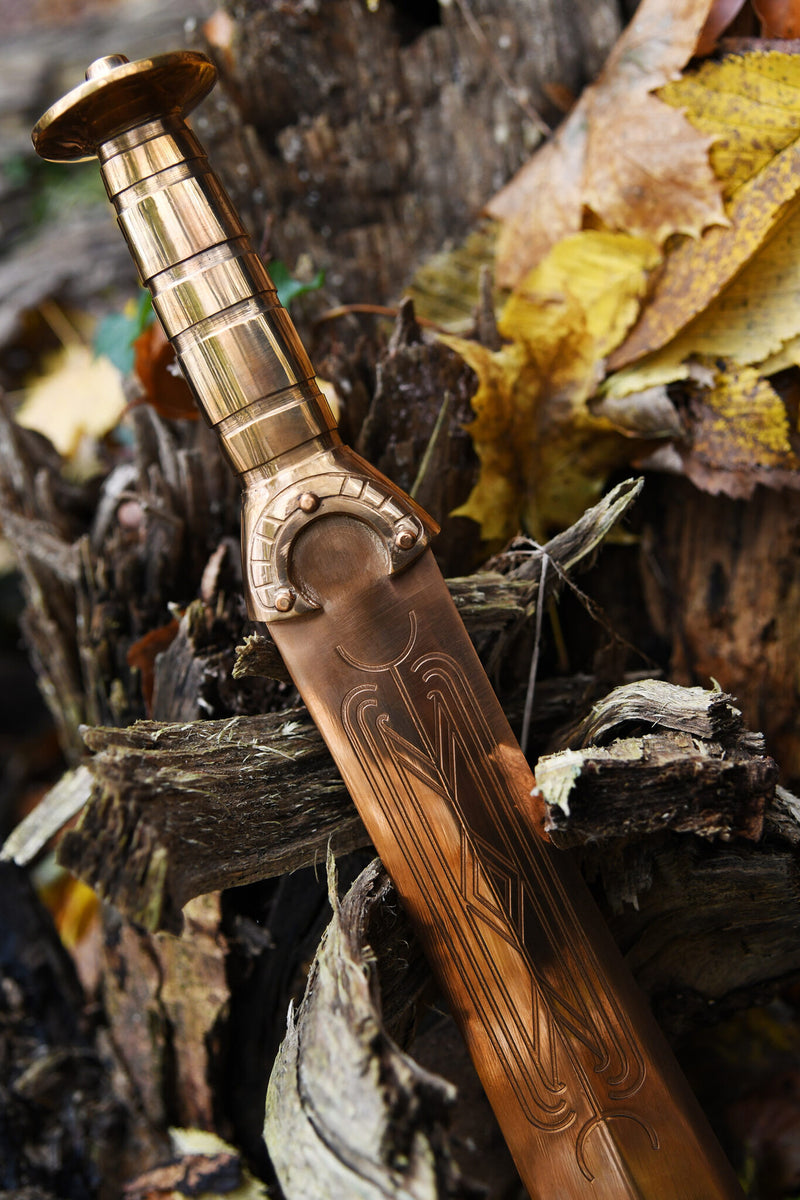 Spada dell’Età del Bronzo danese, semi-affilata