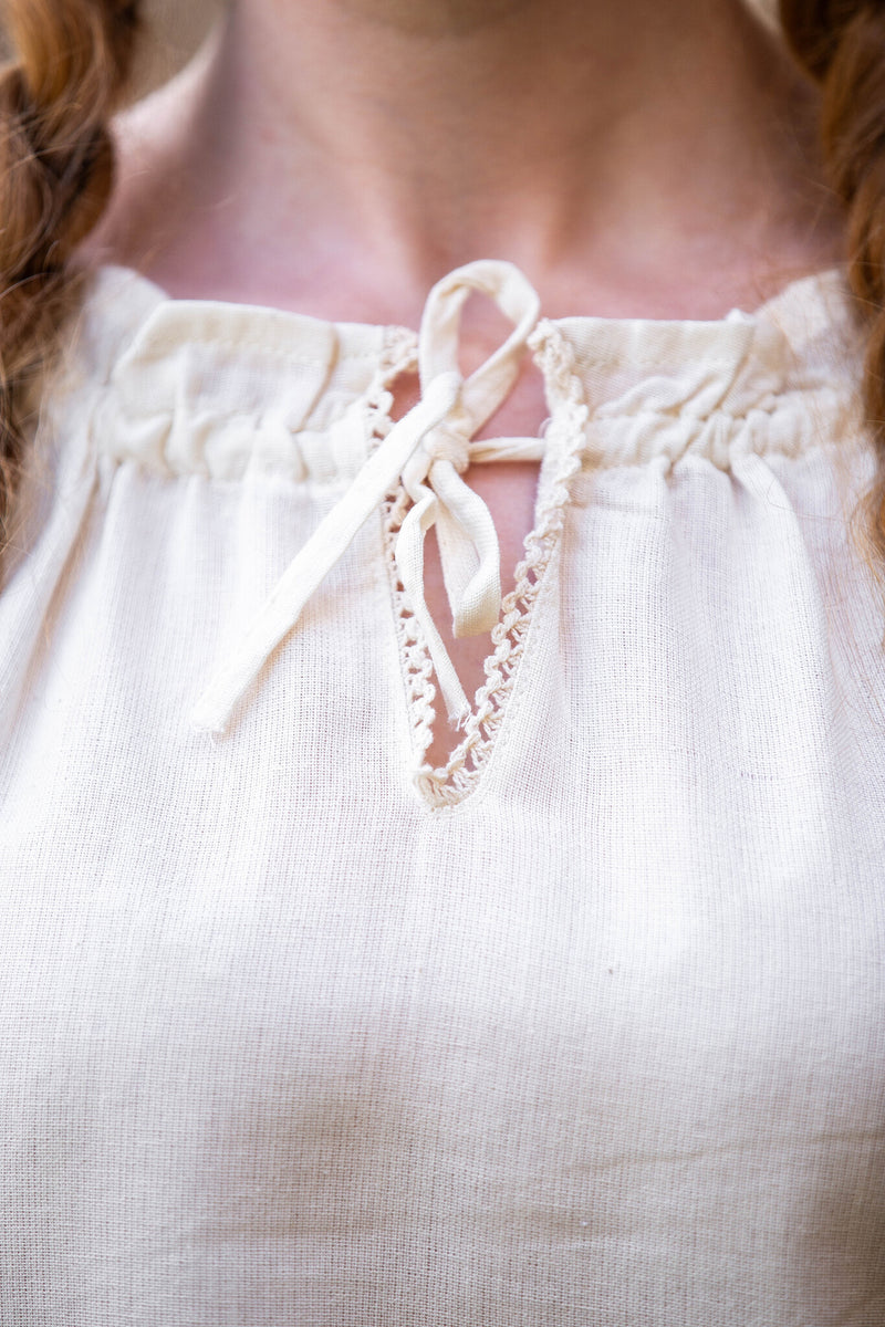 Camicia Fleur, crema