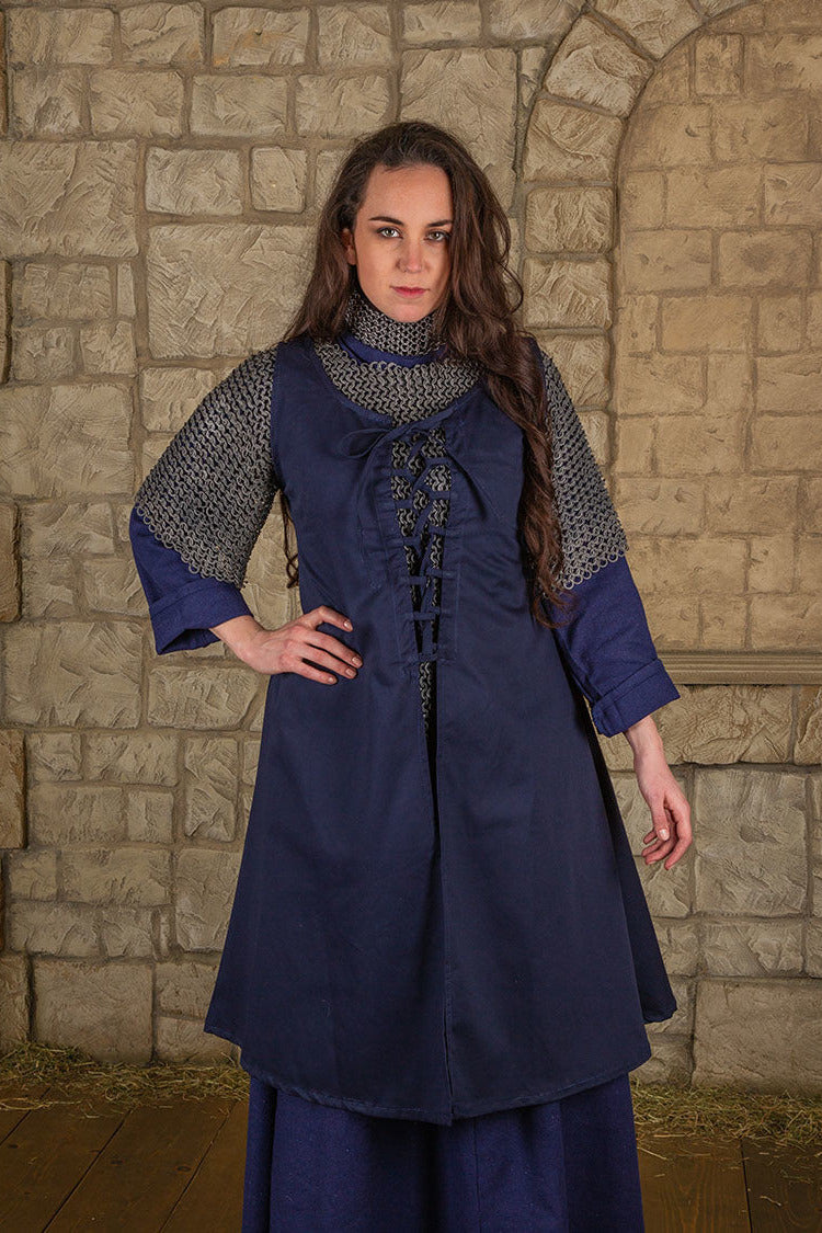 Medieval overdress Leandra, blue