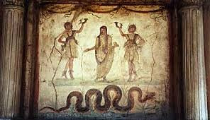 Lararium Relief Pompeji