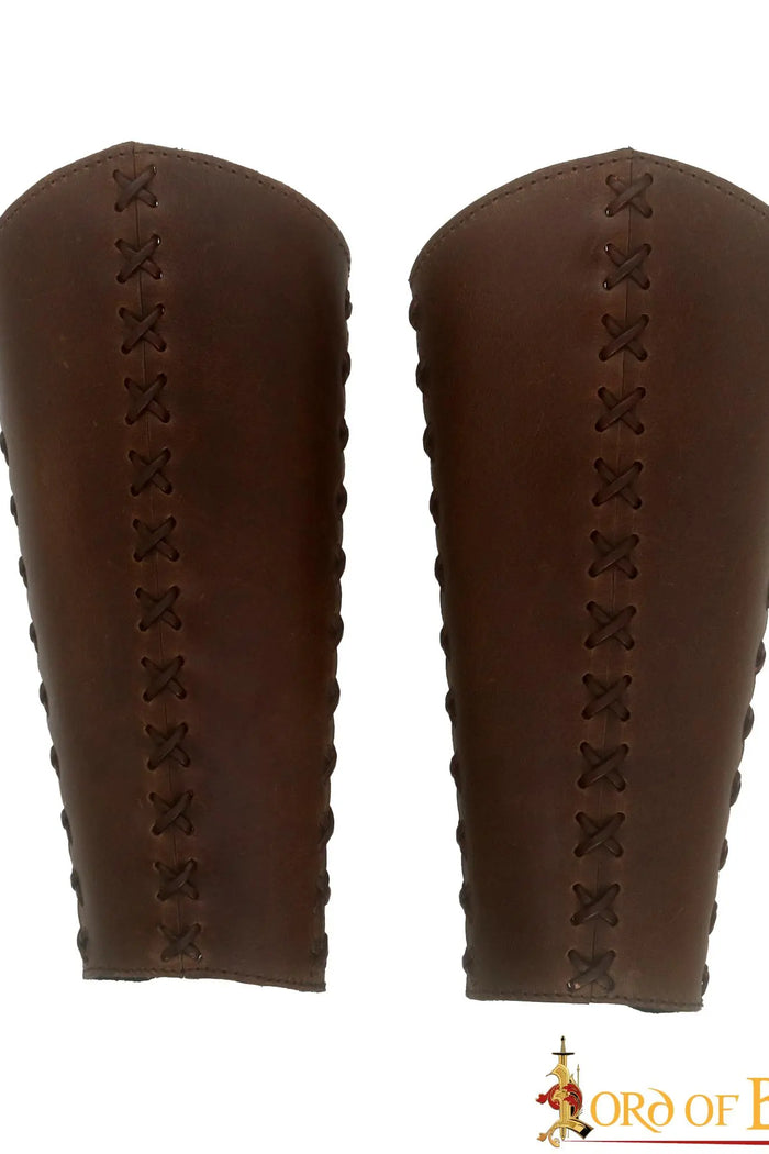 Leather greaves Ubbe