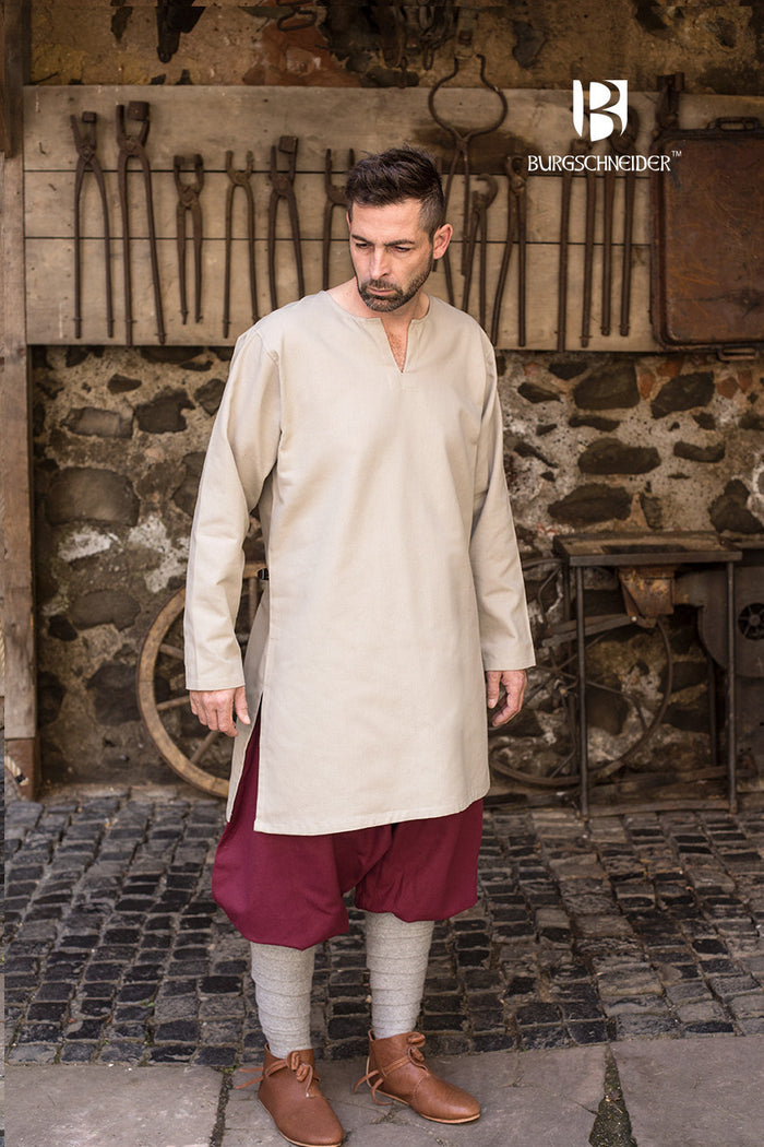 Medieval tunic Leif, natural