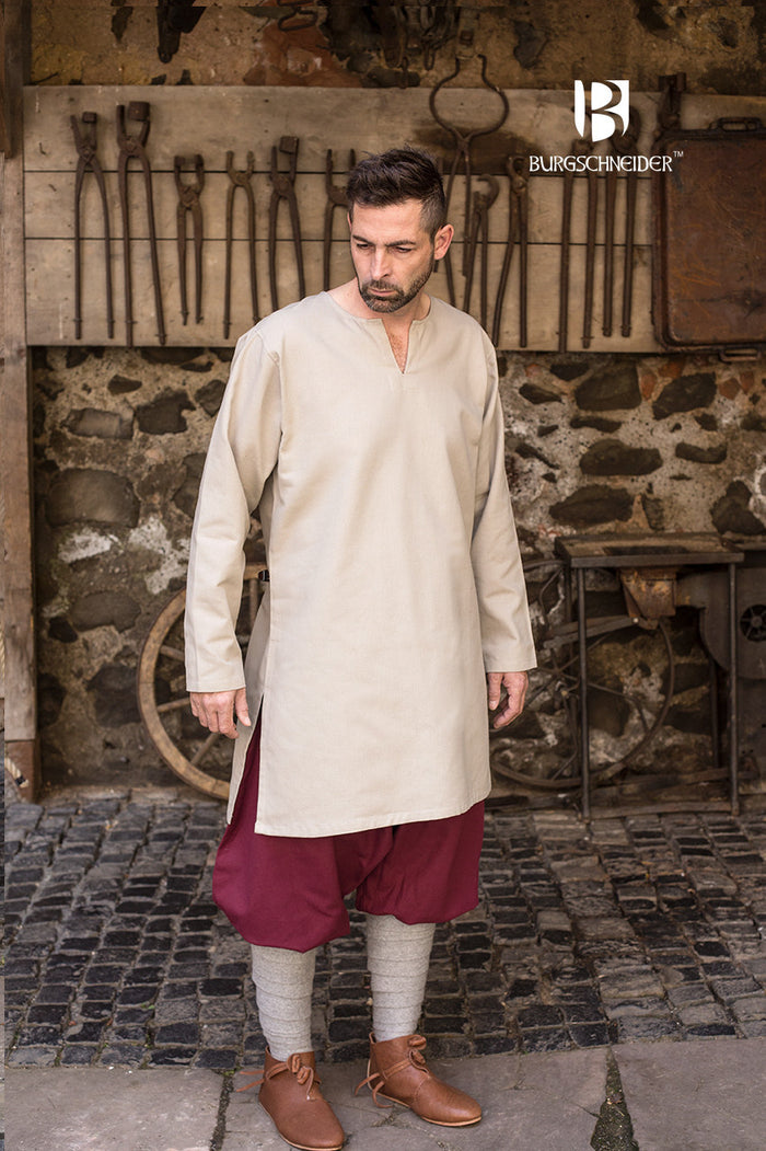 Medieval tunic Leif, natural