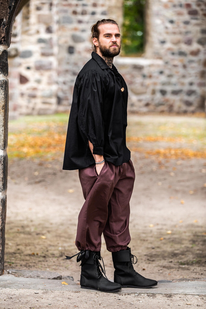 Venetians Charles, Renaissance Three-Quarter Trousers, brown