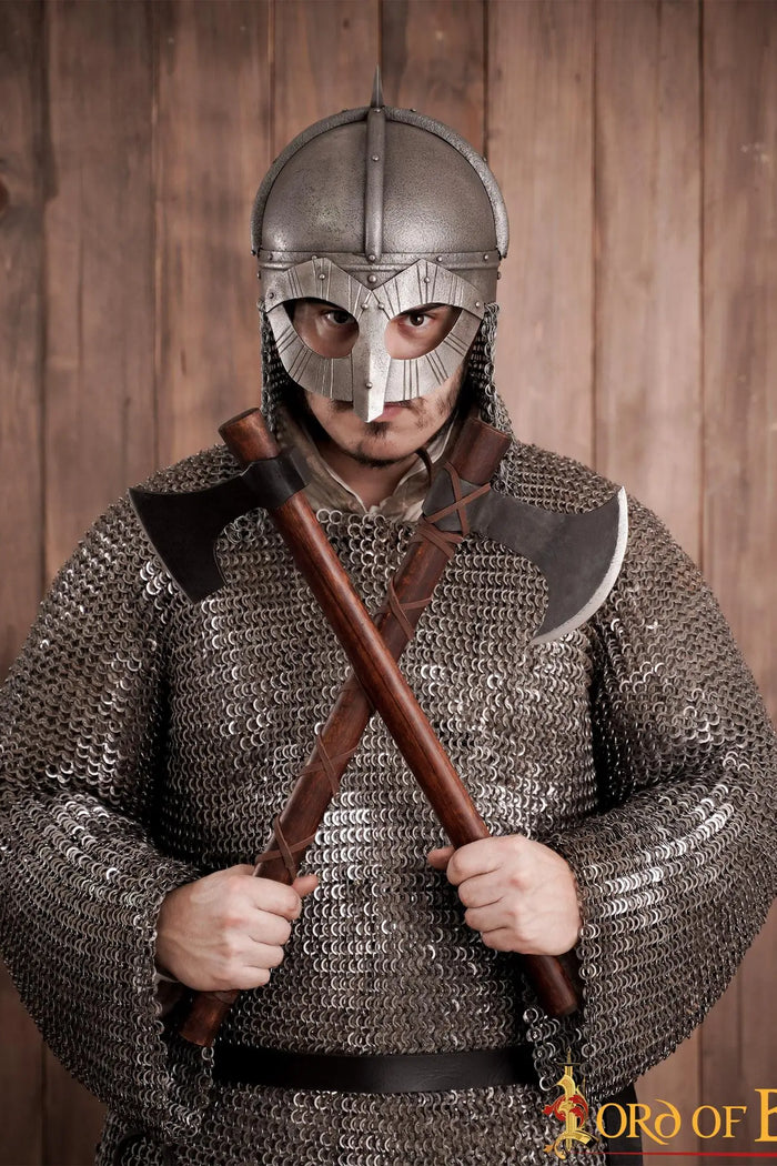 Viking helmet Gjermundbu, patinated, 1.6 mm