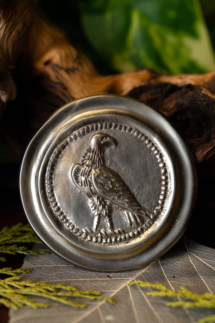 Roman phalera small eagle silver colour