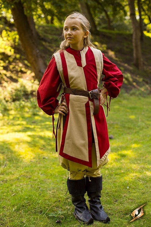 Tabard Geoffrey, beige-red