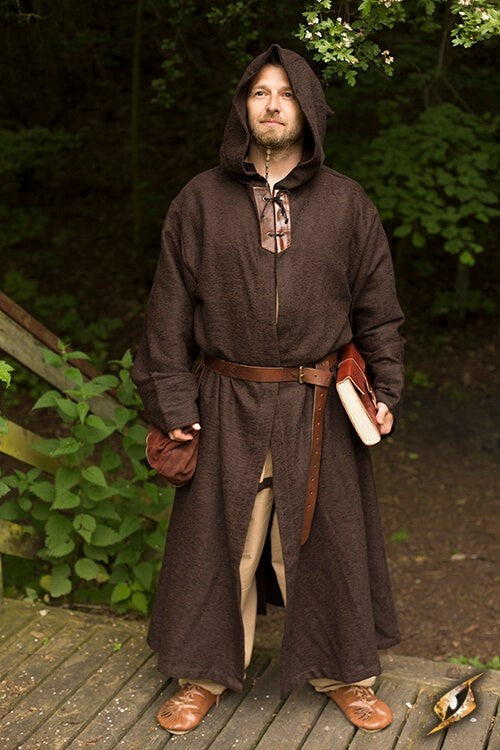 Medieval robe Benedict, brown