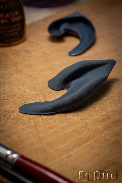 Drow elven ears, grey