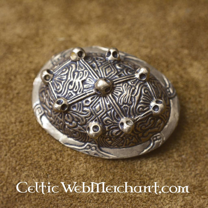 Viking tortoise brooch Dublin, bronze, price per piece