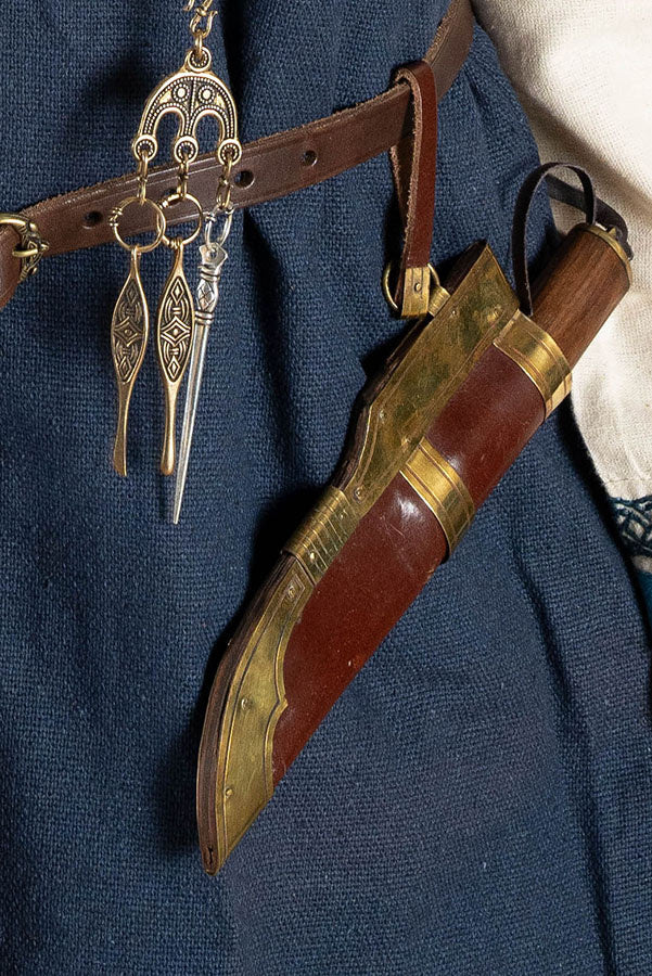 Viking knife 9th-10th century, Gotland type, semi sharp