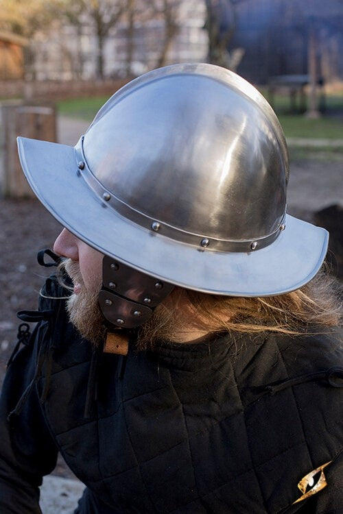 17th century morion, pikeman’s pot, 1.0 mm