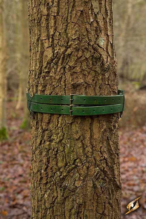 Twin X-belt, green, 110 cm