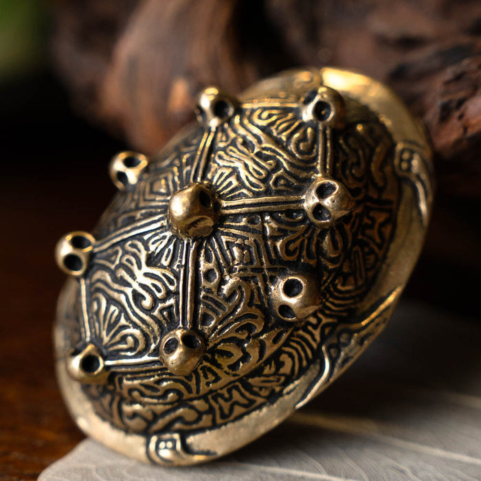 Viking tortoise brooch Dublin, bronze, price per piece