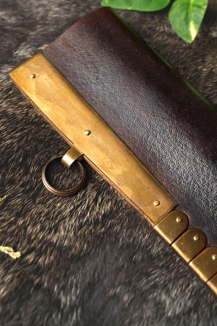 Viking seax with bone grip, semi-sharp