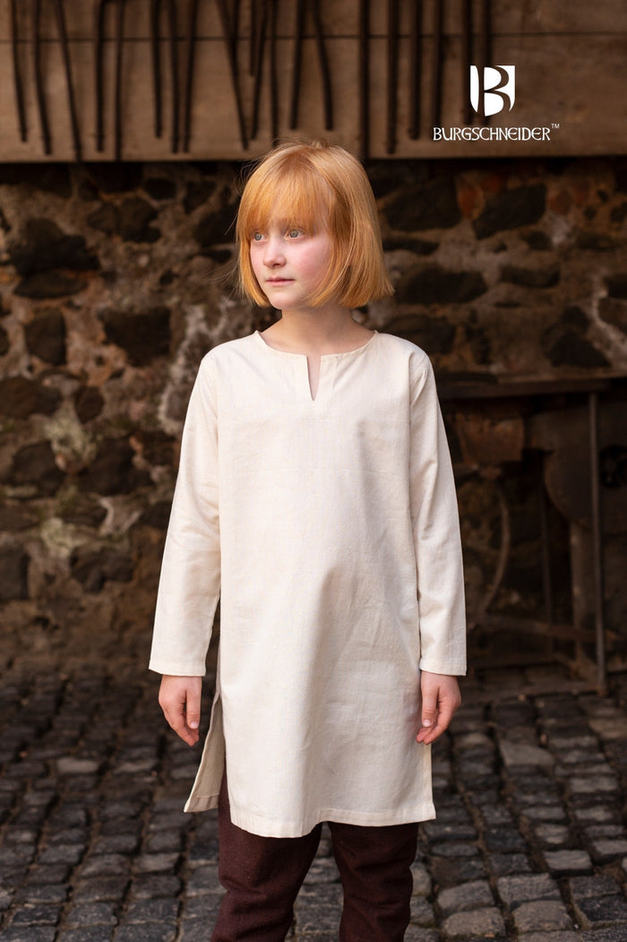 Children's tunic Leifsson, natural