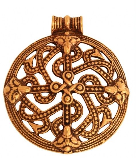 Wikińska ozdoba w stylu Mammen, brąz