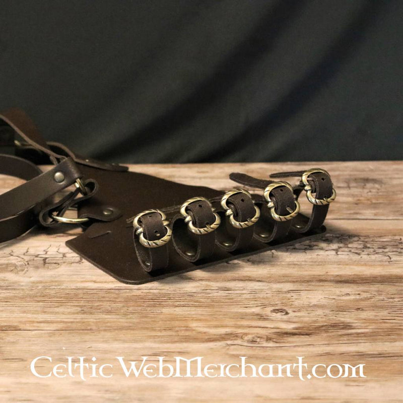 Rapier baldric, 16th-17th century, brown