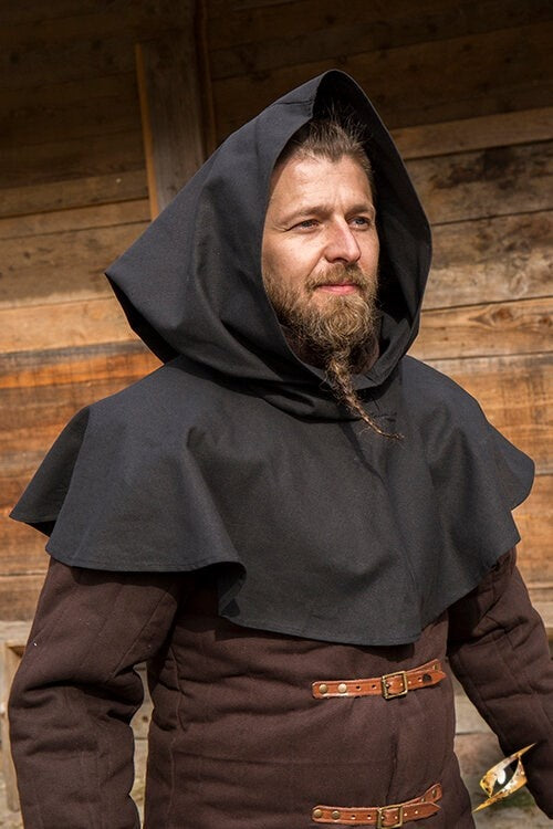 Medieval chaperon Walt, black