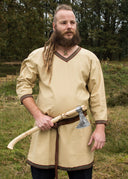 Sand coloured Viking tunic