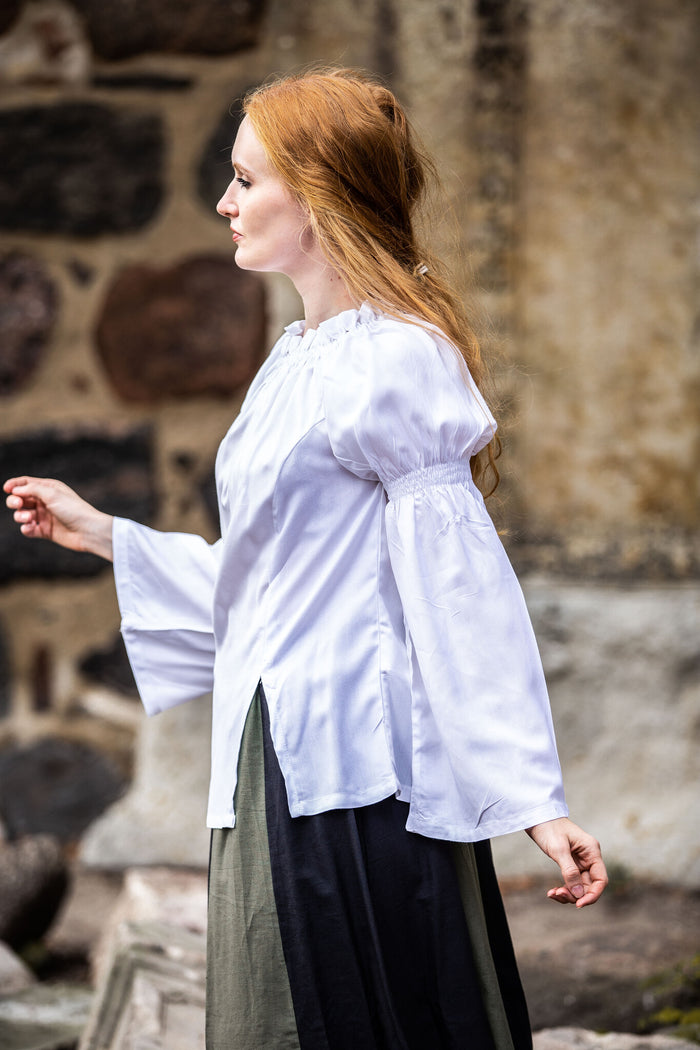 Baroque blouse, white