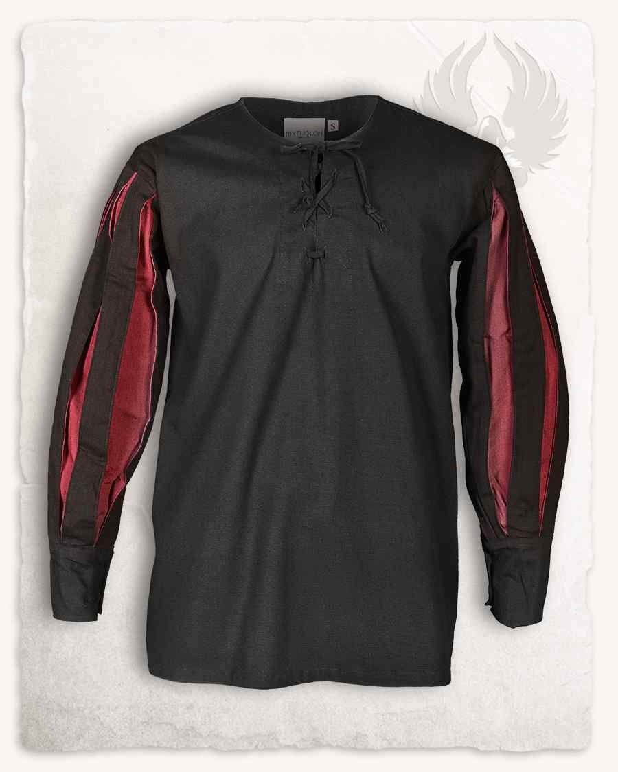 Landsknecht shirt Tom, Black/Red