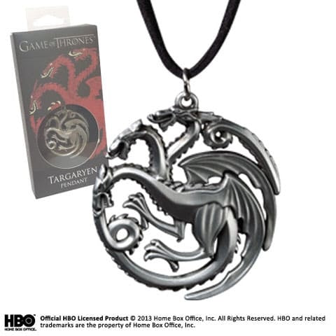 Game of Thrones: Targaryen necklace, metal