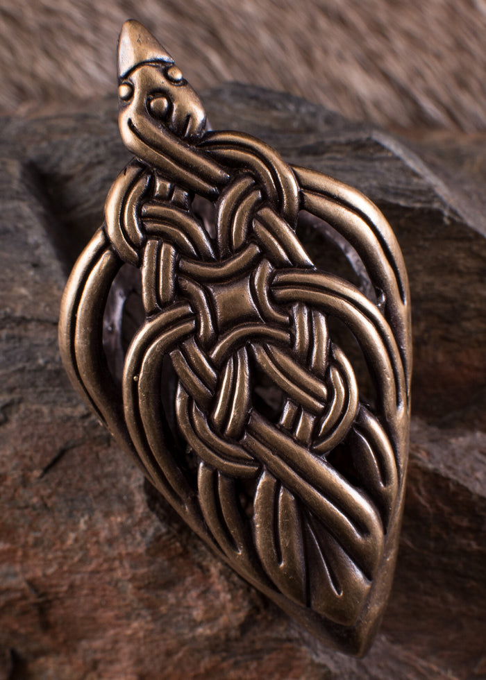 Viking scabbard chape Borre animal