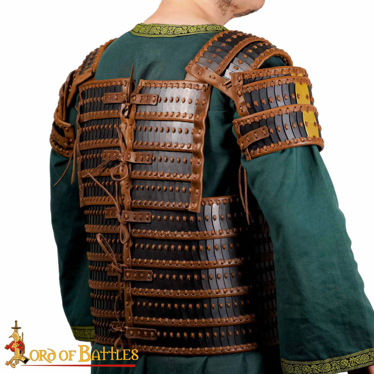 Viking lamellar armour Visby, blackened