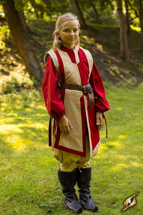 Tabard Geoffrey, beige-red