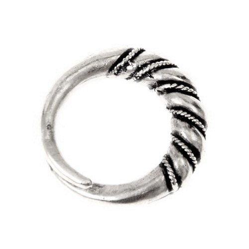 Viking ring Danelaw, silvered bronze