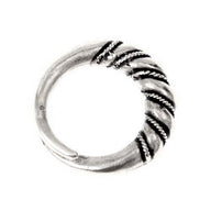 Viking ring Danelaw, silvered bronze