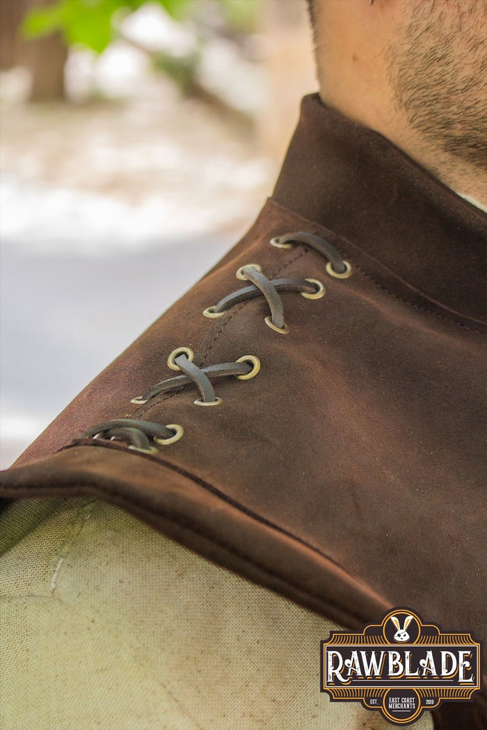Diego Leather Jerkin, brown