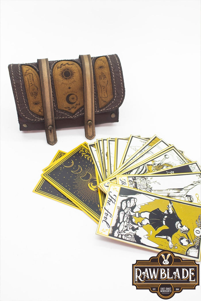 Incantation Tarot Pouch and Deck - Brown