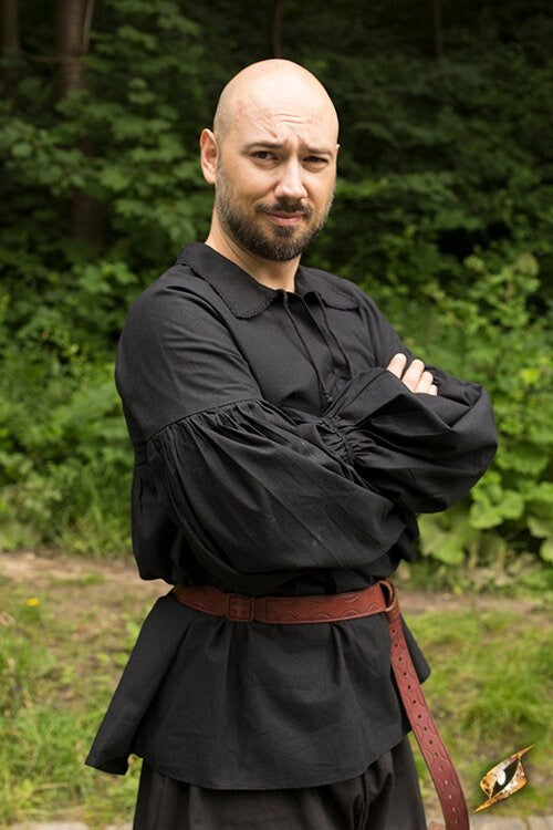 Baroque Shirt Jack, 17th Century, black