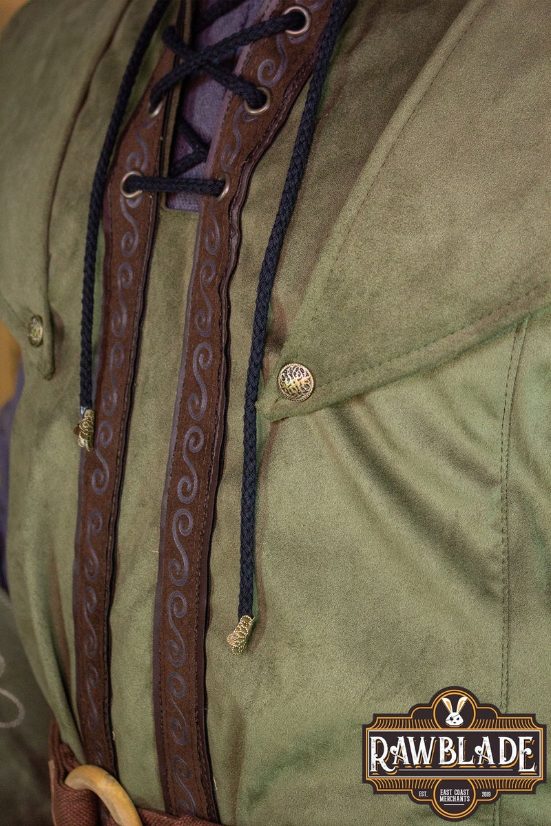 Túnica Karanthir de ante – verde