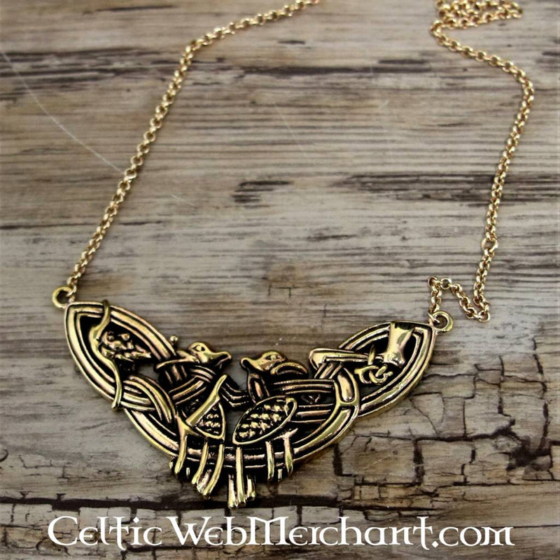 Irsk Book of Kells-halskæde, bronze