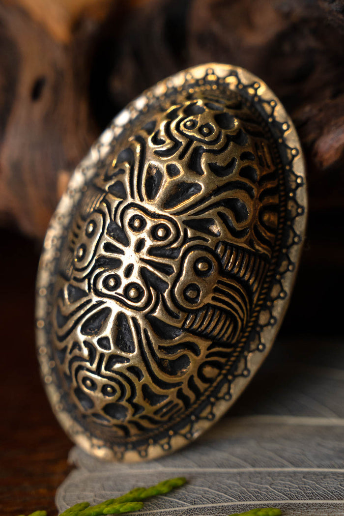 Viking tortoise brooch Finland, bronze, price per piece