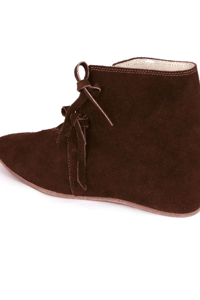 Medieval shoes Karl, medieval, brown