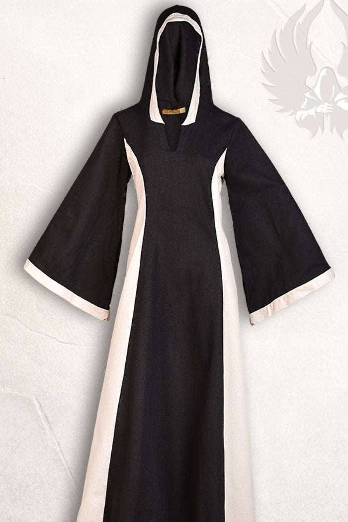 Medieval dress iris, black/cream