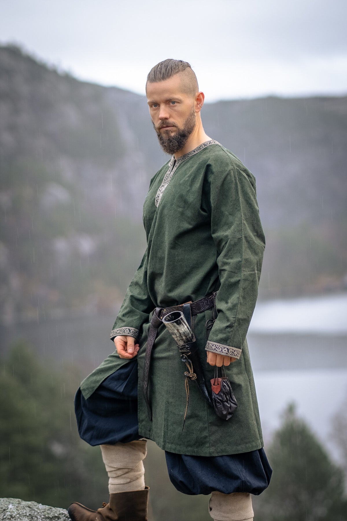 Normandy tunic Sigurd, green