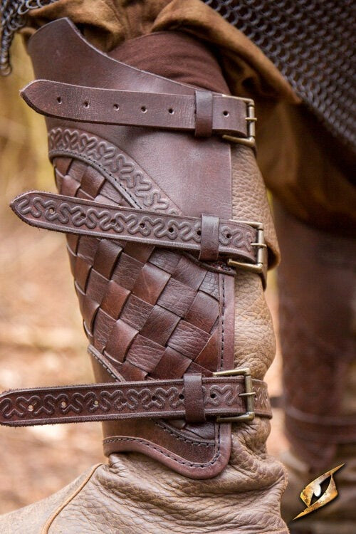 Ranger leather greaves