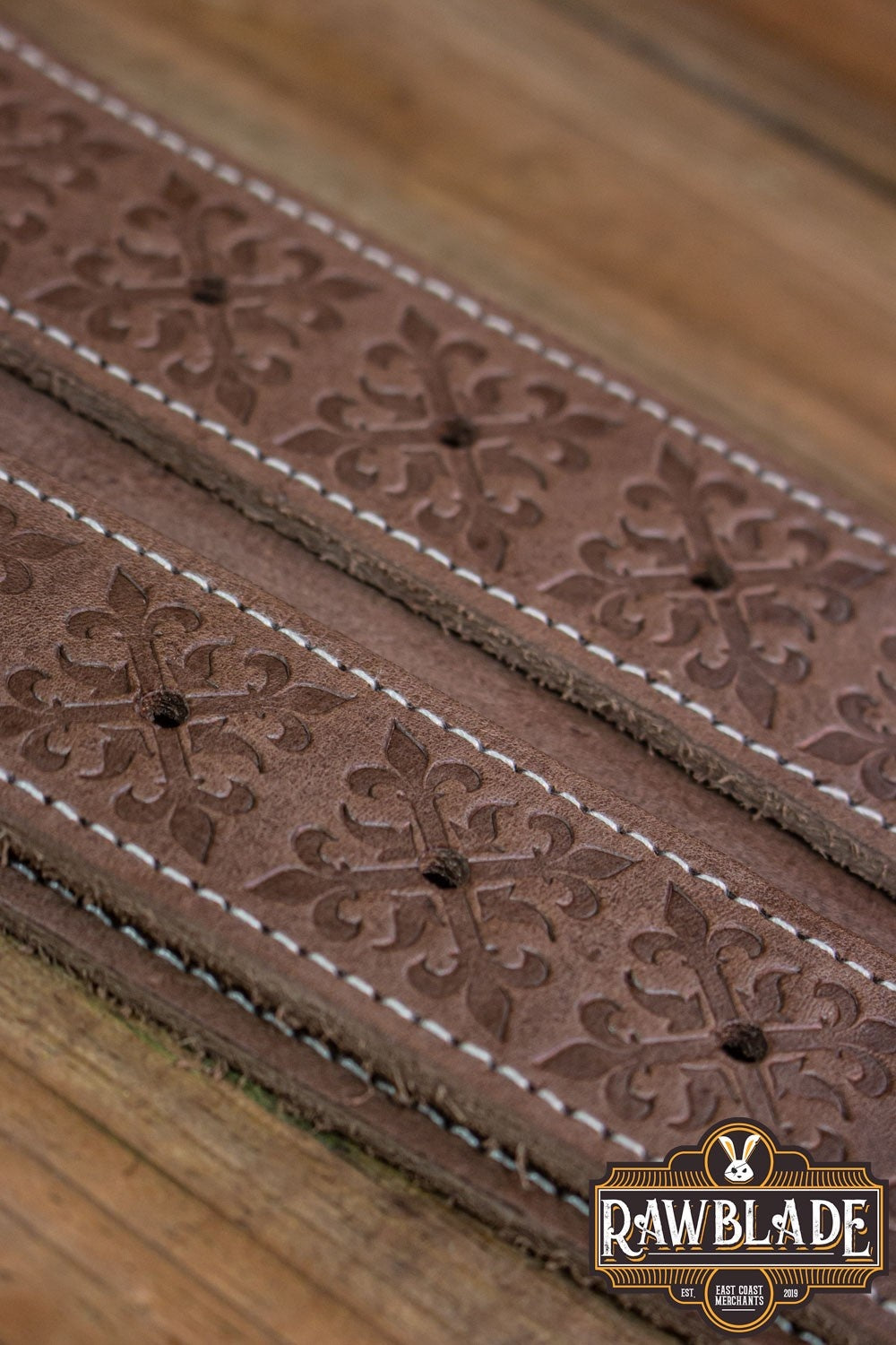 Lombard wide belt, brown