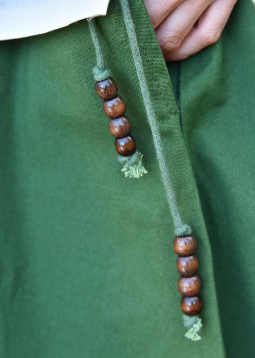 Medieval skirt Melisende, green