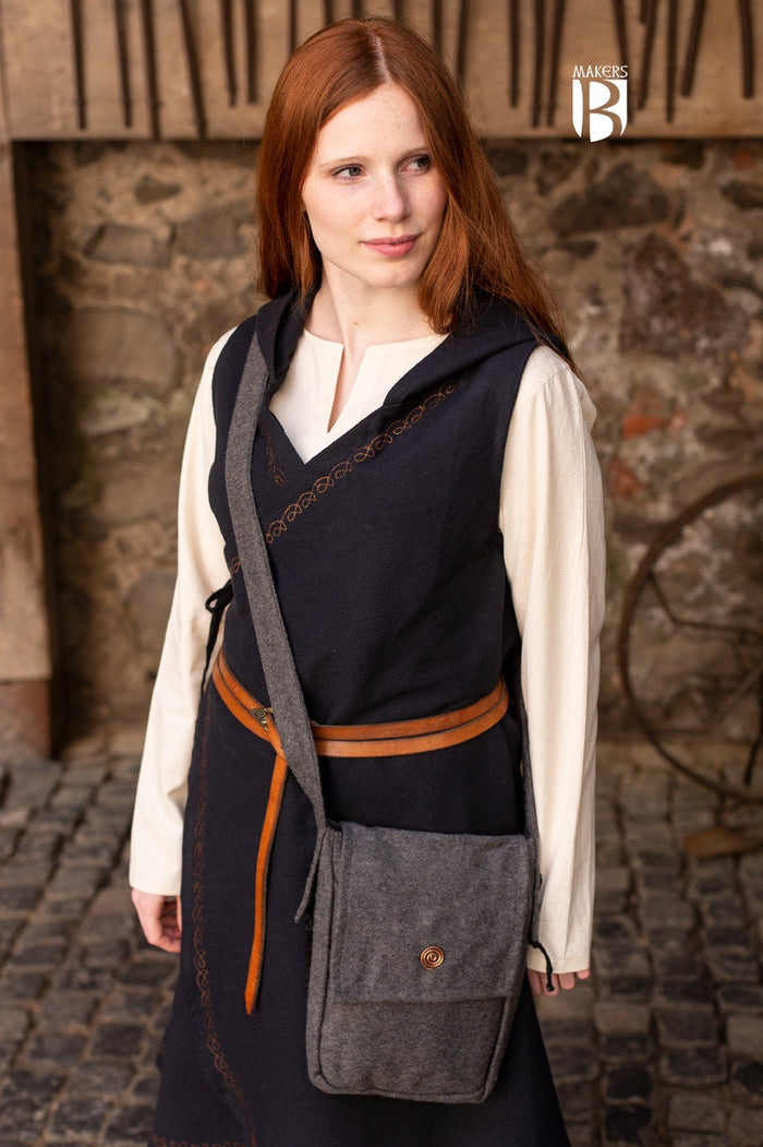 Wool bag Juna, dark grey
