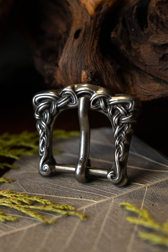 Anglo-Saxon buckle: silvered